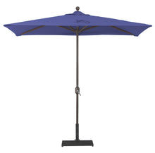 Galtech 772 3.5' x 7' Half Wall Rectangle Aluminum Umbrella