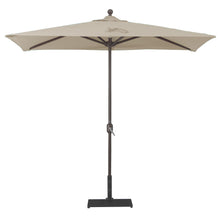 Galtech 772 3.5' x 7' Half Wall Rectangle Aluminum Umbrella