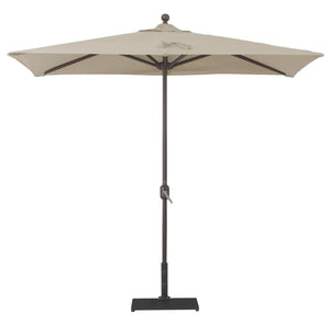 Galtech 772 3.5' x 7' Half Wall Rectangle Aluminum Umbrella