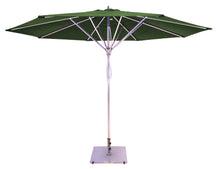 Galtech 781 11' Deluxe Commercial Four Pulley Lift Outdoor Market Umbrella