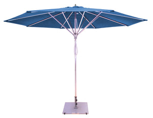 Galtech 781 11' Deluxe Commercial Four Pulley Lift Outdoor Market Umbrella
