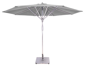 Galtech 781 11' Deluxe Commercial Four Pulley Lift Outdoor Market Umbrella