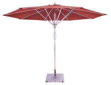 Galtech 781 11' Deluxe Commercial Four Pulley Lift Outdoor Market Umbrella