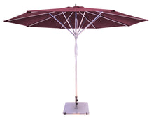 Galtech 781 11' Deluxe Commercial Four Pulley Lift Outdoor Market Umbrella