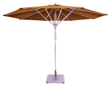 Galtech 781 11' Deluxe Commercial Four Pulley Lift Outdoor Market Umbrella