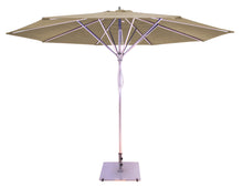 Galtech 781 11' Deluxe Commercial Four Pulley Lift Outdoor Market Umbrella