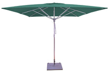 Galtech 792 10' x 10' Deluxe Commercial Four Pulley Lift Outdoor Market Umbrella