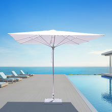 Galtech 792 10' x 10' Deluxe Commercial Four Pulley Lift Outdoor Market Umbrella