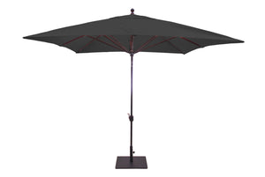 Galtech 799 10'x10' Square Aluminum Outdoor Market Umbrella with Deluxe Auto Tilt