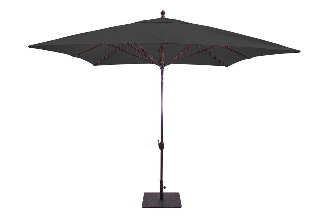 Galtech 799 10'x10' Square Aluminum Outdoor Market Umbrella with Deluxe Auto Tilt