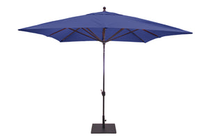 Galtech 799 10'x10' Square Aluminum Outdoor Market Umbrella with Deluxe Auto Tilt