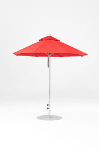 Frankford 454FM 6.5'x6.5' Square Monterey Pulley Lift Fiberglass Market Umbrella