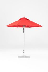 9' Monterey Pulley Lift Fiberglass Market Umbrella