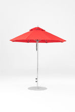 6.5'x6.5' Square Monterey Crank Lift Fiberglass Market Umbrella- No Tilt