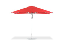 Frankford 882CAM 8.5' x 11'' G-Series Greenwich Pulley Lift Giant Aluminum Market Umbrella