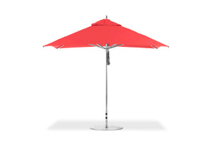 Frankford 883CAM 10' x 10'' G-Series Greenwich Pulley Lift Giant Aluminum Market Umbrella