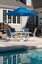 Frankford 854FMC 9' Monterey Crank Lift Fiberglass Market Umbrella- No Tilt