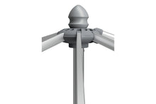 Frankford 882ARU-R 8.5' x 11' Aurora Aluminum Auto Til Cantilever Outdoor Market Umbrella