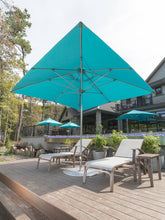 Frankford 883FM 10' x 10' G-Series Monterey Pulley Lift Giant Fiberglass Market Umbrella