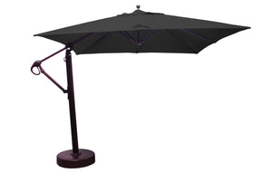 Galtech 897 10' x 10' Lift and Tilt Cantilever Aluminum Outdoor Market Umbrella