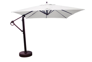 Galtech 897 10' x 10' Lift and Tilt Cantilever Aluminum Outdoor Market Umbrella