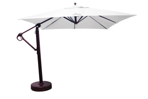 Galtech 897 10' x 10' Lift and Tilt Cantilever Aluminum Outdoor Market Umbrella