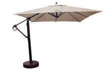 Galtech 897 10' x 10' Lift and Tilt Cantilever Aluminum Outdoor Market Umbrella