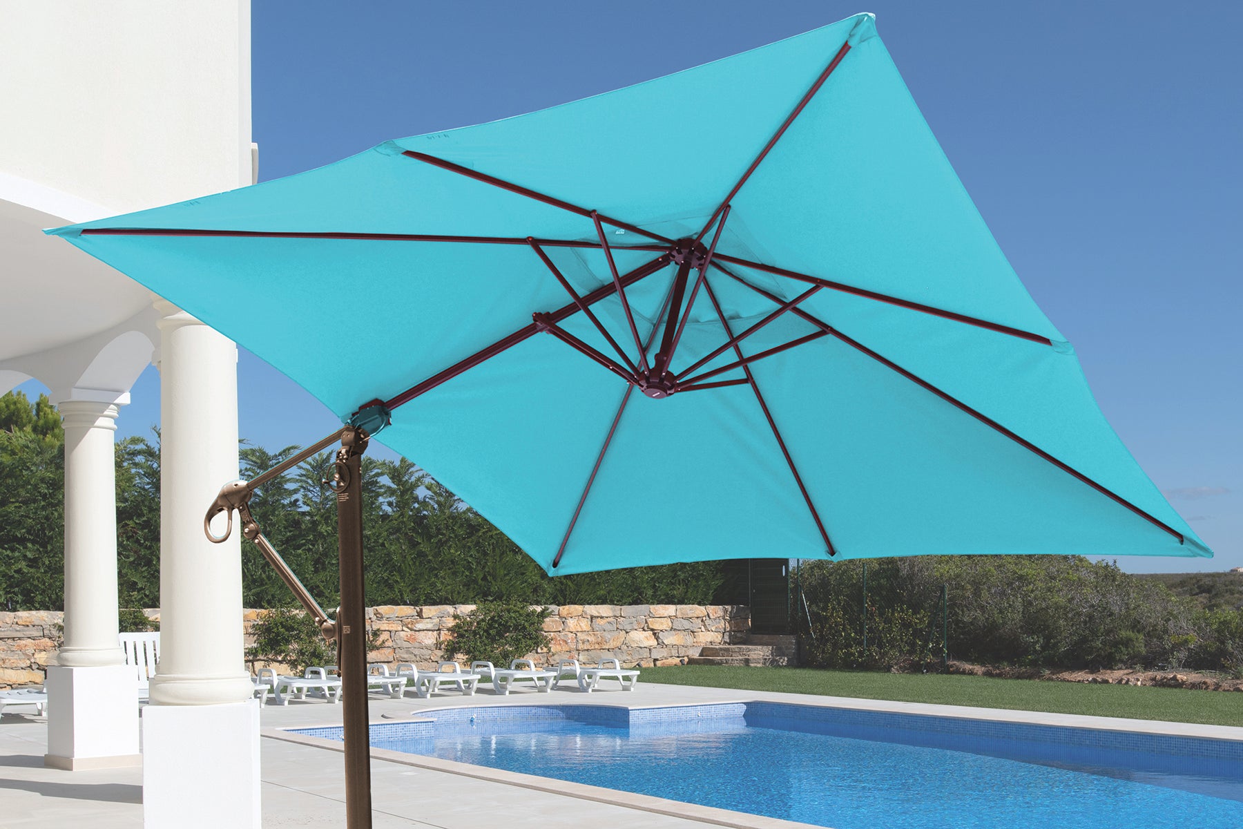 Galtech 897 10' x 10' Lift and Tilt Cantilever Aluminum Outdoor Market – Willow Creek Designs