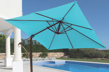 Galtech 897 10' x 10' Lift and Tilt Cantilever Aluminum Outdoor Market Umbrella
