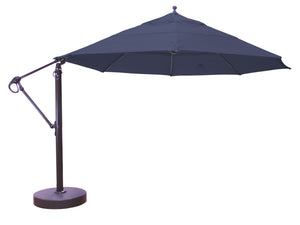 Galtech 899 13' Lift and Tilt Cantilever Aluminum Outdoor Market Umbrella
