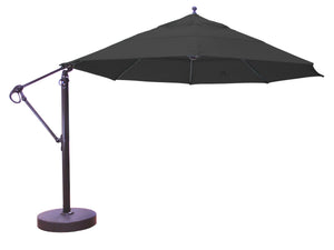 Galtech 899 13' Lift and Tilt Cantilever Aluminum Outdoor Market Umbrella