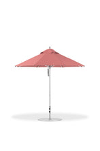 Frankford 854CAM 9' Greenwich Pulley Lift Aluminum Market Umbrella