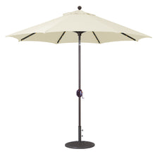 Galtech 936 9' Octagon Auto Tilt Crank Lift Umbrella with LED Lights
