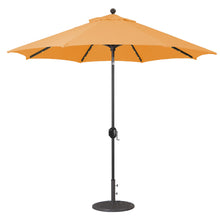 Galtech 936 9' Octagon Auto Tilt Crank Lift Umbrella with LED Lights
