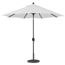 Galtech 936 9' Octagon Auto Tilt Crank Lift Umbrella with LED Lights