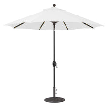 Galtech 936 9' Octagon Auto Tilt Crank Lift Umbrella with LED Lights