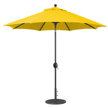 Galtech 936 9' Octagon Auto Tilt Crank Lift Umbrella with LED Lights