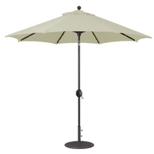 Galtech 936 9' Octagon Auto Tilt Crank Lift Umbrella with LED Lights