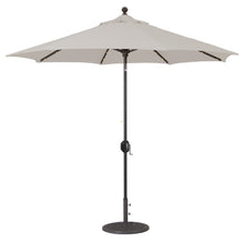 Galtech 936 9' Octagon Auto Tilt Crank Lift Umbrella with LED Lights