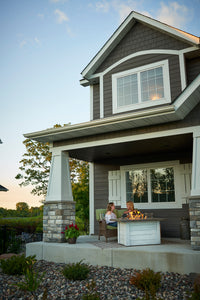 Alcott Concrete Top Outdoor Fire Table