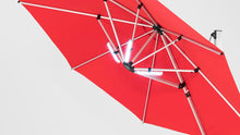 Frankford 868ARU 11' Aurora Aluminum Crank Lift Cantilever Outdoor Market Umbrella