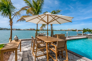Admiral 40"x70" Rectangular Teak Outdoor Table