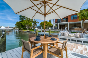 Royal Teak Admiral 50" Round Teak Outdoor Table