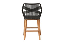 Beverly Rope & Teak Outdoor Counter Stool