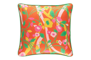 Bright Floral 20"x20" Indoor/Outdoor Decorative Pillow