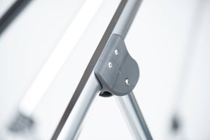 Frankford 864CAM 11' Greenwich Pulley Lift Aluminum Market Umbrella