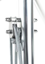 Frankford 864CAM 11' Greenwich Pulley Lift Aluminum Market Umbrella
