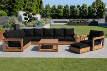 11 pc Chatsworth Teak Sectional with Coffee Table. Sunbrella Cushion