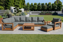 11 pc Chatsworth Teak Sectional with Coffee Table. Sunbrella Cushion