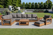 11 pc Chatsworth Teak Sectional with Coffee Table. Sunbrella Cushion